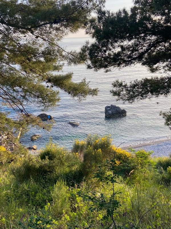 Coastal view documented near Bar, Montenegro
