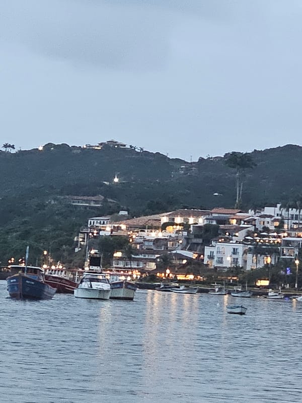 Evening coastal scenes captured in Armação Dos Búzios