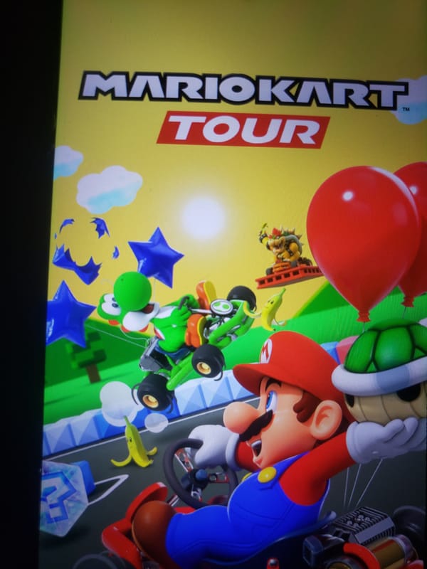 Evening gaming session with Mario Kart in Iganmu