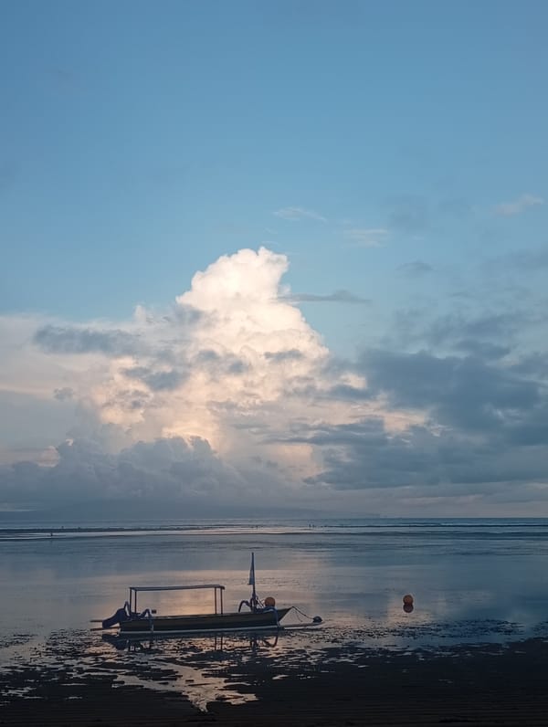 Tourist captures casual morning scenes across Denpasar beach resorts