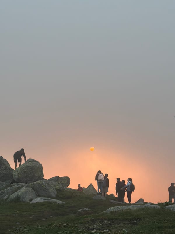Evening hike to Cherni Vruh summit, Vitosha, Bulgaria