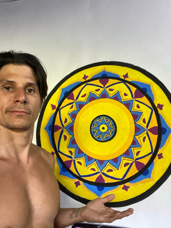 Artist Creates Colorful Mandala in Los Velásquez, Venezuela