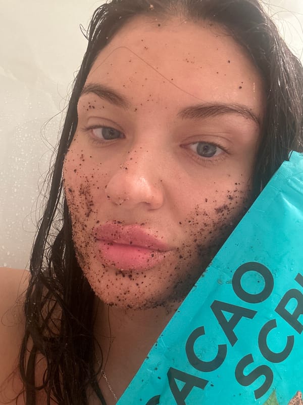 Woman photographed with dark substance on face in Russia