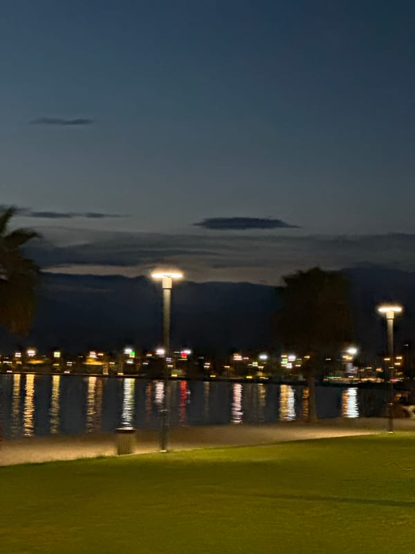 Families enjoy sunset evening at Fethiye Turkey waterfront park