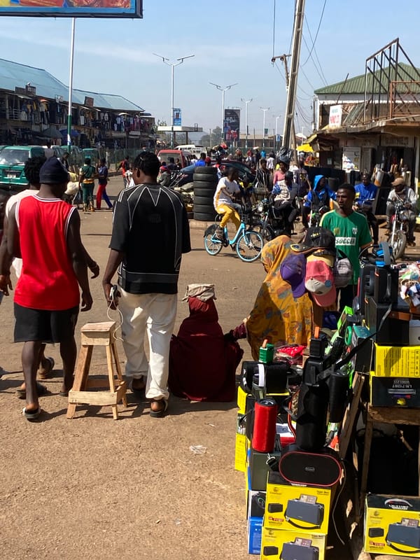 Morning street life documented in Bukuru, Nigeria