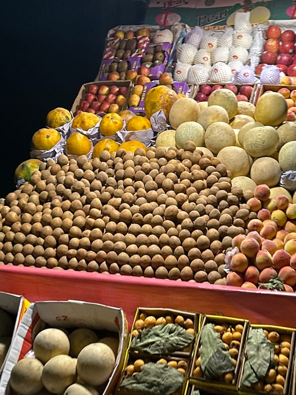 Evening fruit vendors active in Quetta street markets