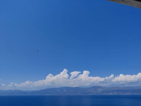 Lazy afternoon on the Gulf of Corinth, Aegio