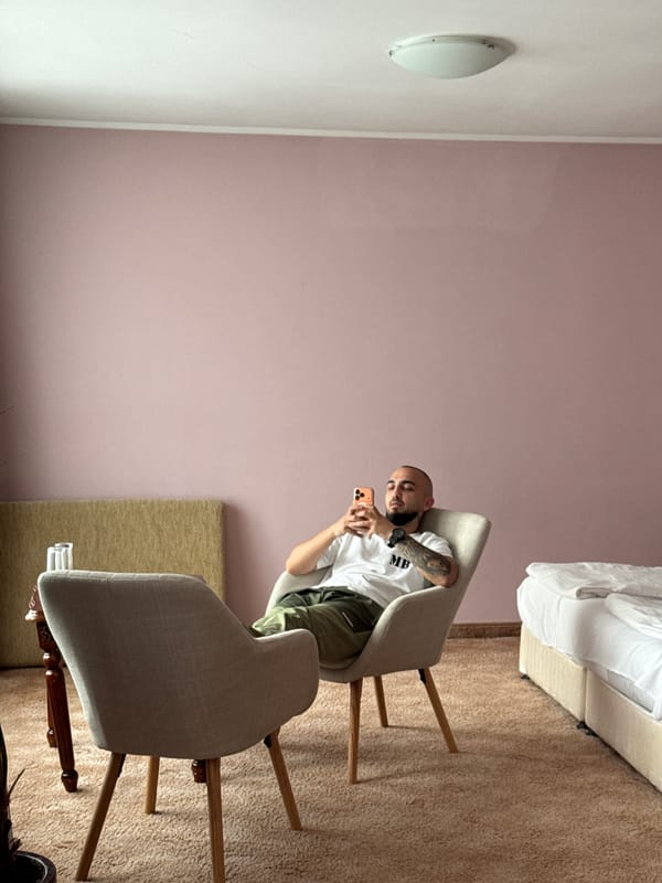 Quiet afternoon moments captured from Veliko Tarnovo apartment balcony