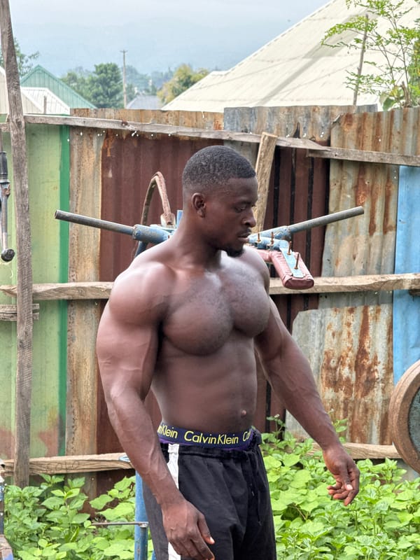 Outdoor strength training session in Akwanga, Nigeria