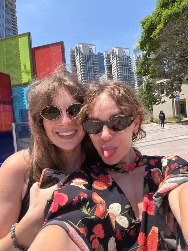 Casual morning hangout captured across Tel Aviv