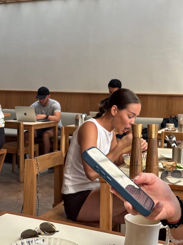 Late-night dining captured at North Kuta restaurant