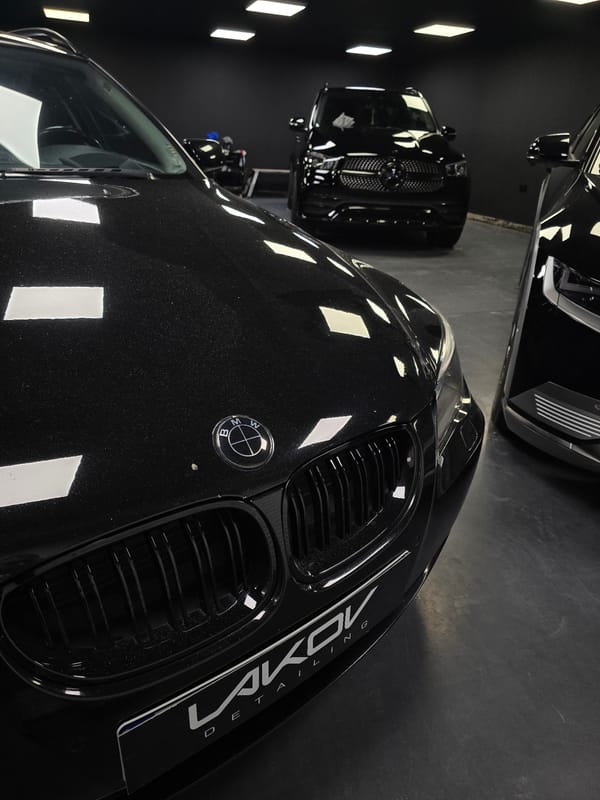Luxury car detailing session with vintage restoration in Ruse
