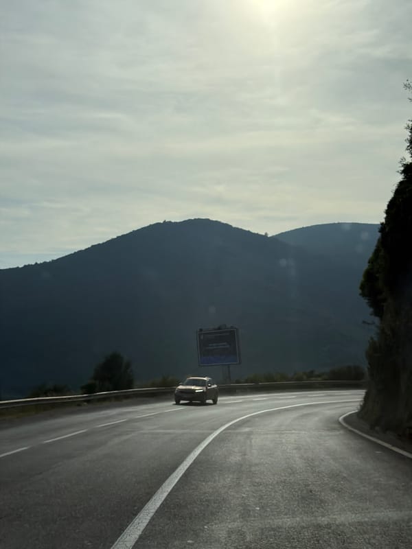 Mountain highway documented in Prijevor, Montenegro during daylight hours
