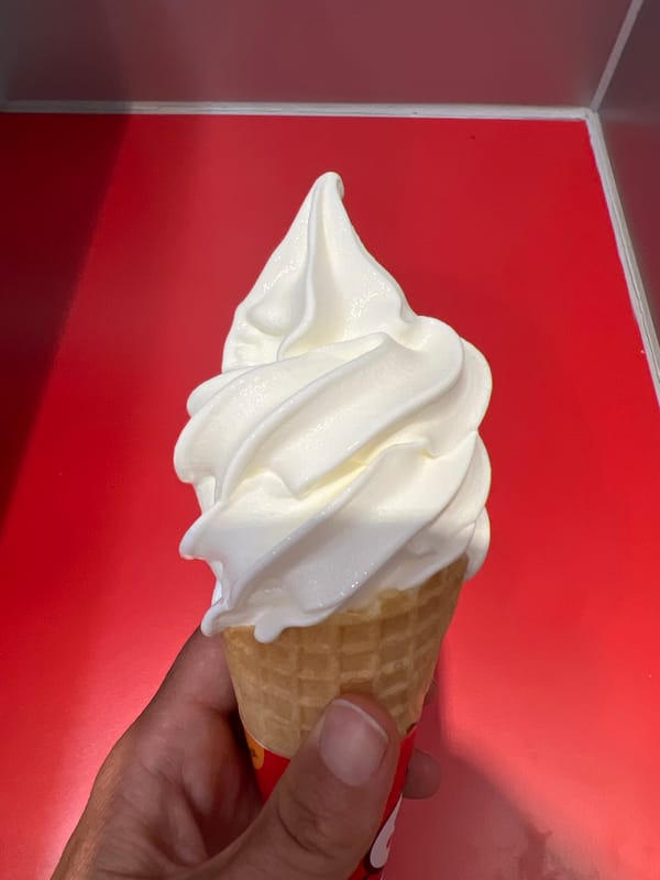 Ice cream and traditional dress spotted in Ubud