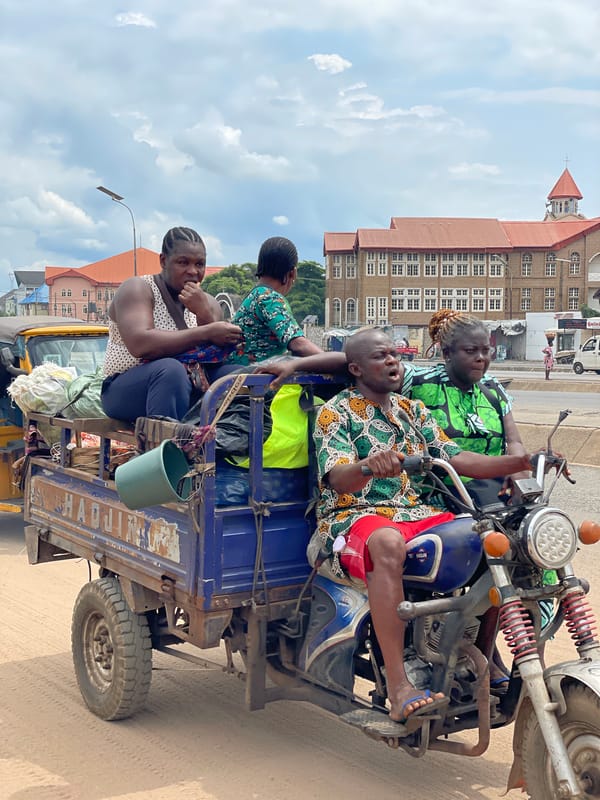 Street commerce and transport in full swing across Fegge, Nigeria