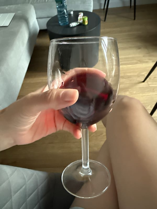 Wine and a casual evening in a Szklarska Poręba apartment