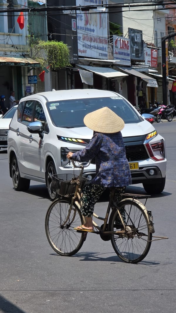 Early morning street life documented in Nha Trang, Vietnam