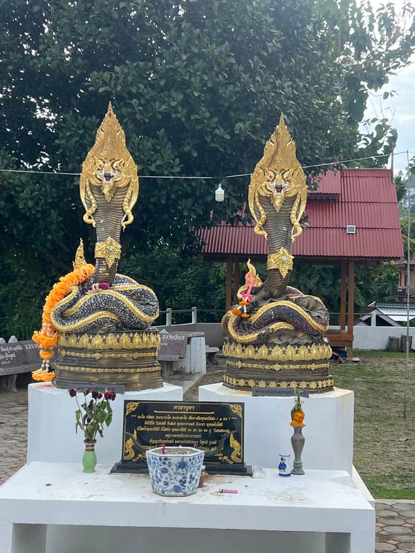 Buddhist temple complex documented in Baan Hua Thanon, Thailand