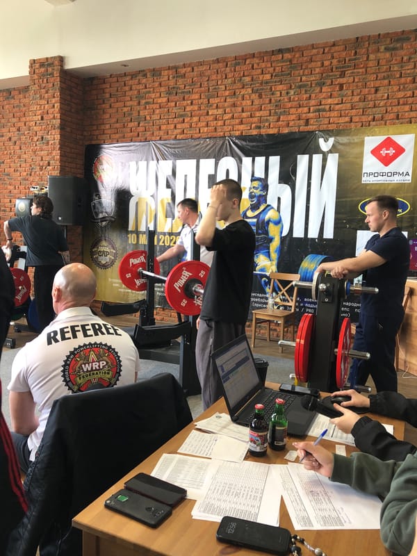 Powerlifting competition held in Chaikovsky, Russia