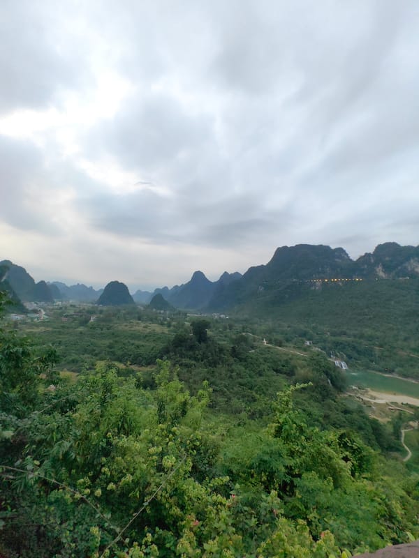 Buddhist temple complex and village life documented in Vietnam