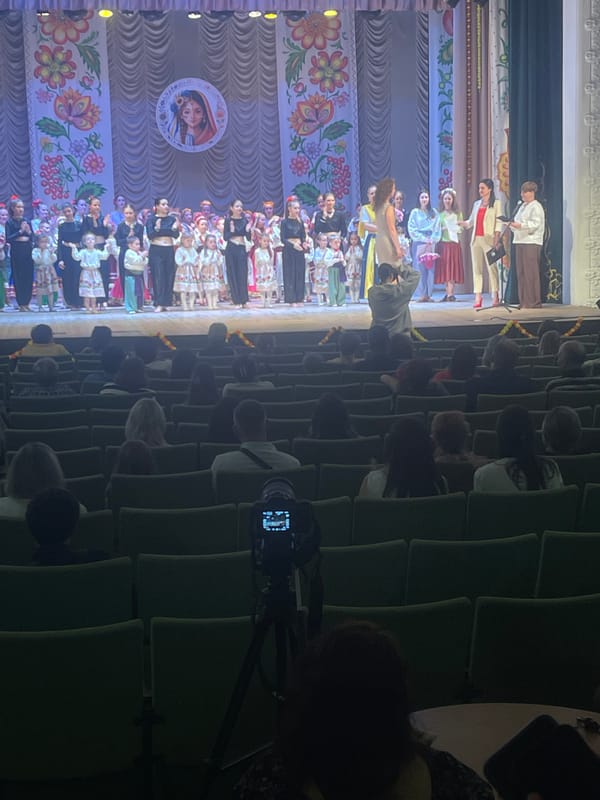 Traditional Ukrainian folk performance held in Horbanivka cultural center