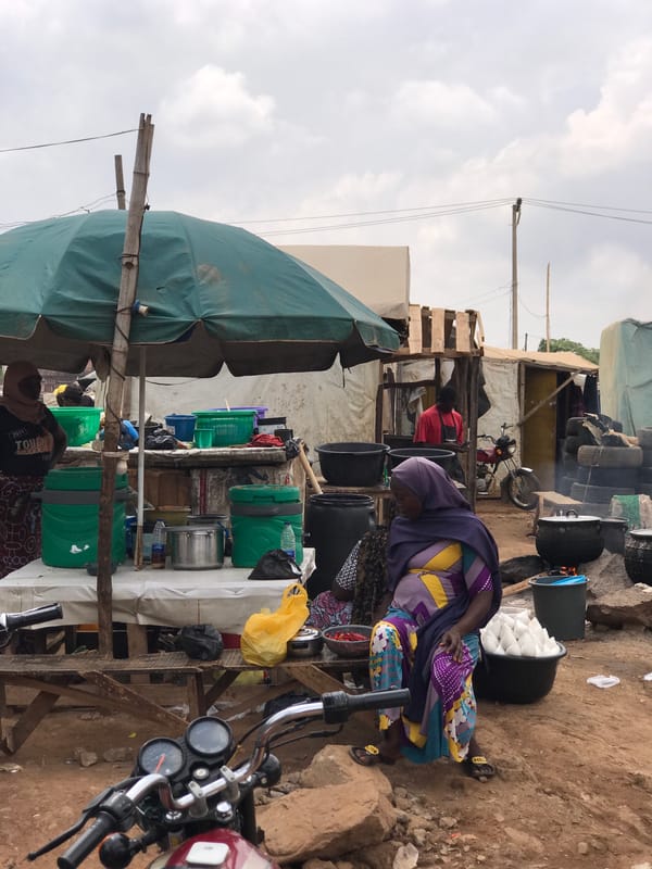 Sunday morning street life documented in Dutsen Alhaji, Nigeria