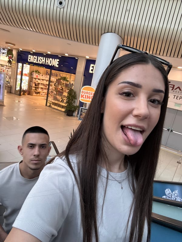 Shopper documents 13-minute mall visit in Plovdiv, Bulgaria