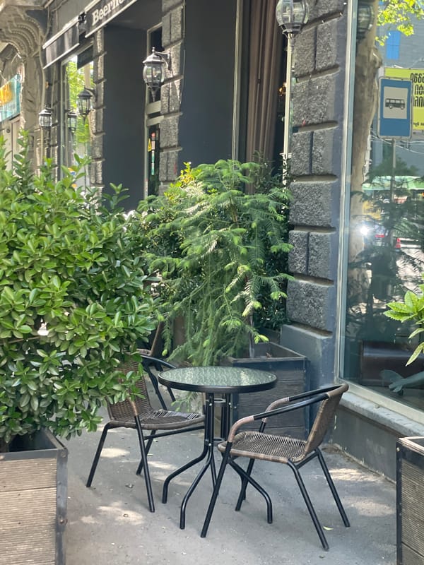Street scenes and architecture documented across Tbilisi in three minutes