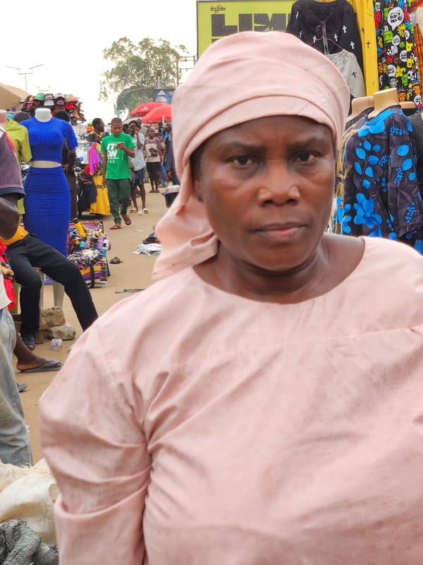 Sabon Tasha market in full swing, produce and street food on display