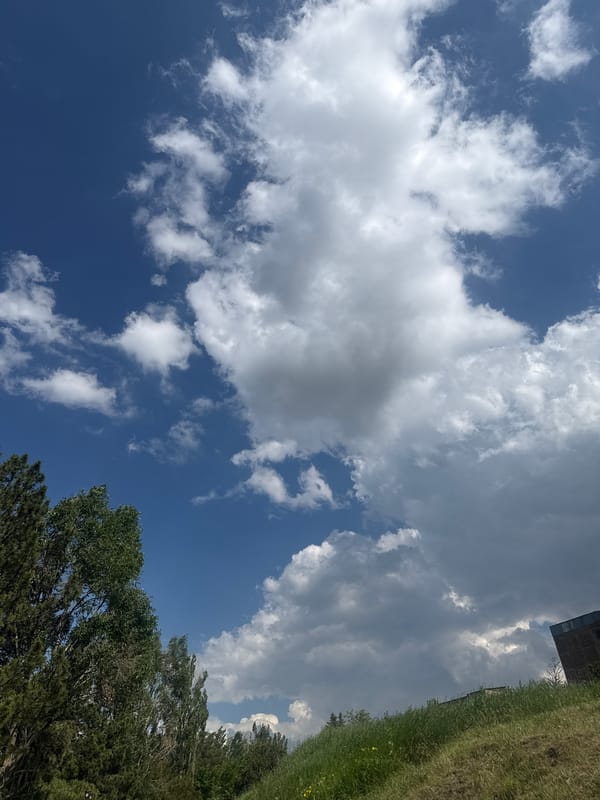 Dramatic skies documented over Abovyan, Armenia during midday