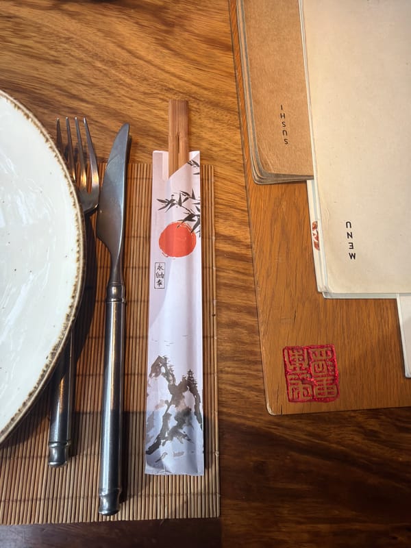 Japanese restaurant dining scene captured in Yerevan