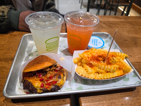 Late-night fast food meal documented in Toronto