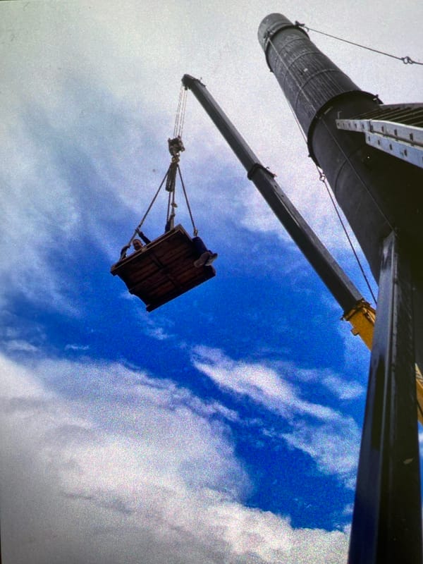 Morning scenes captured across Saint Petersburg include construction, motorcycling
