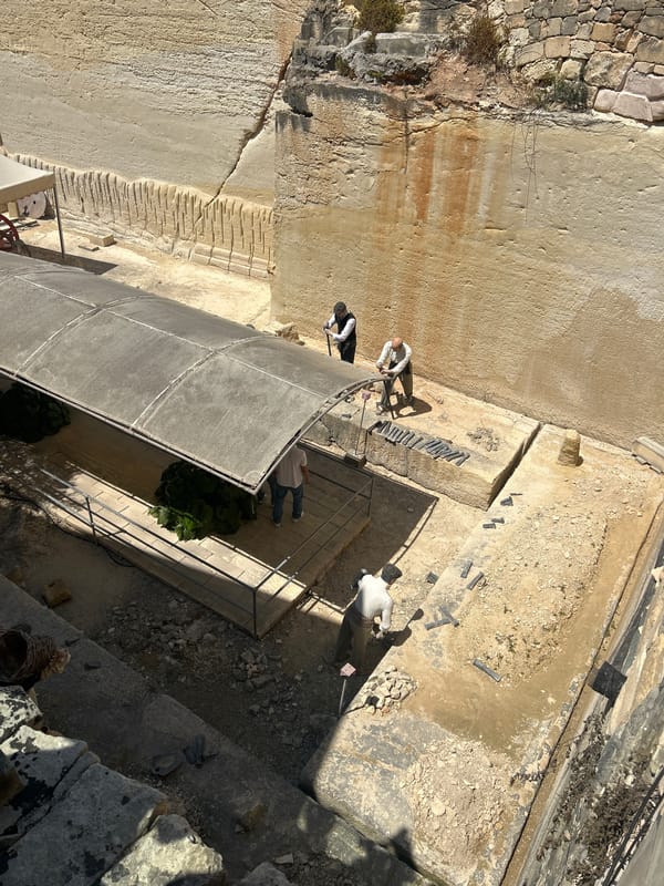 Tourist documents afternoon visit to heritage site in Malta