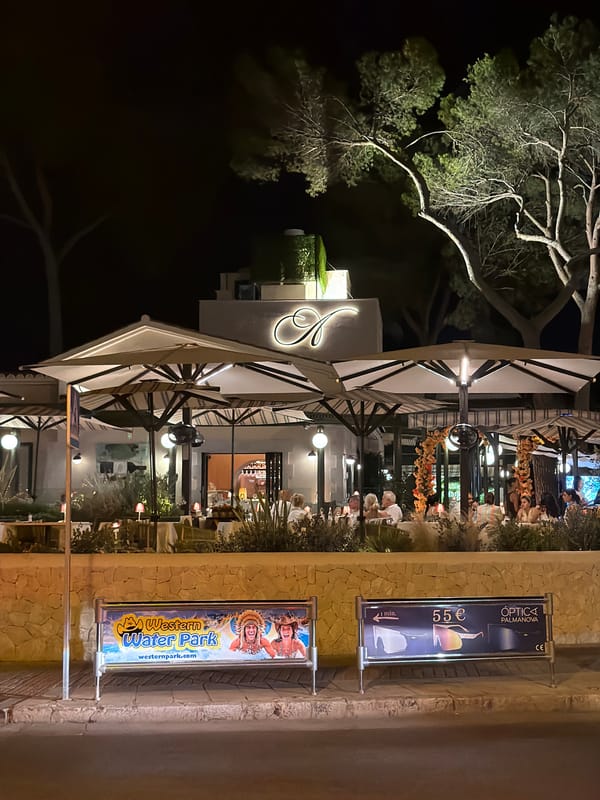 A laid-back summer night out in coastal Mallorca