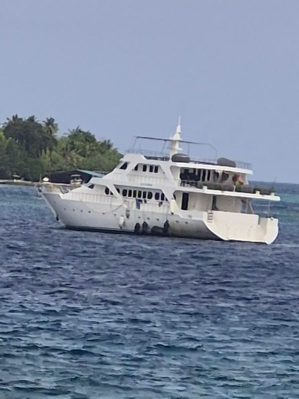 Yacht, catamaran spotted in Maldivian waters near Huraa island