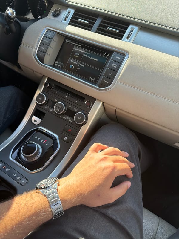 Vehicle interior documented in sunny Krasnoyarsk, Russia