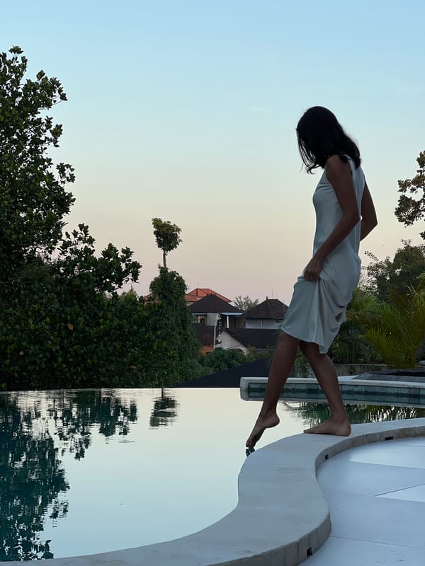 Villa retreat in Ubud with infinity pool and bamboo views