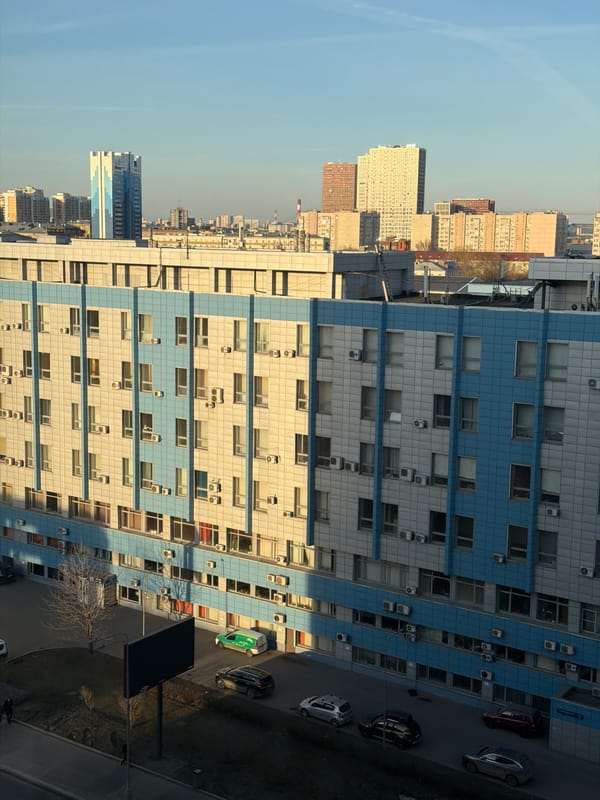 Person Takes Multiple Selfies in Moscow Residential Building