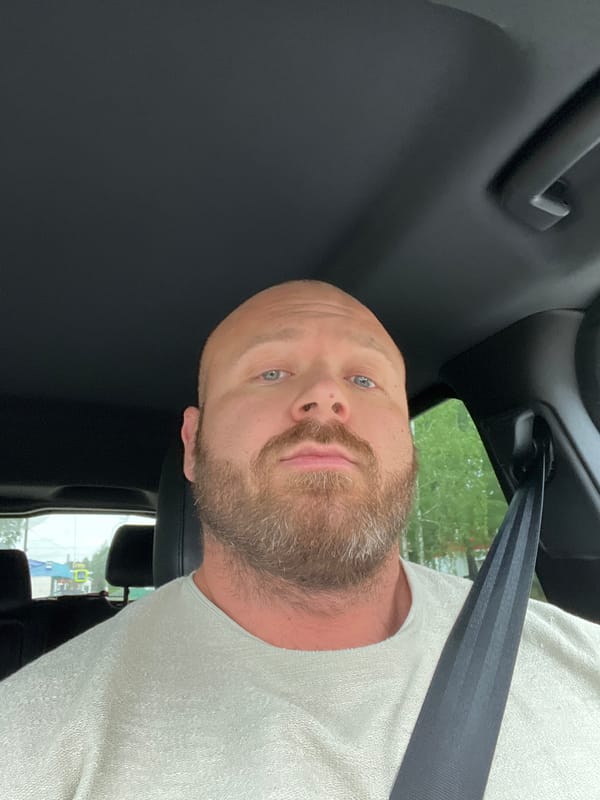 In-car moment from the driver's seat in Noviy, Russia