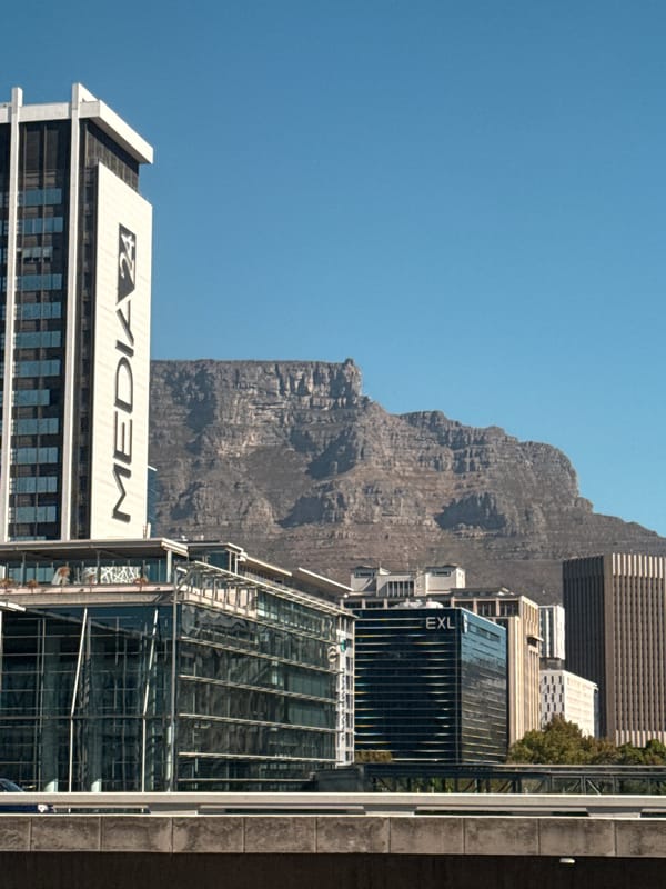 Cape Town cityscape captured with Table Mountain backdrop