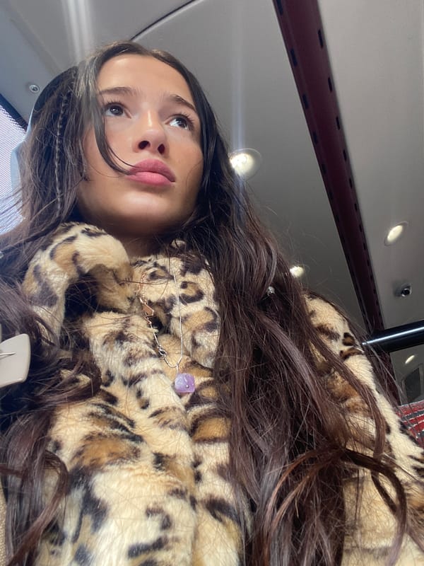 Woman photographed in portrait pose in London