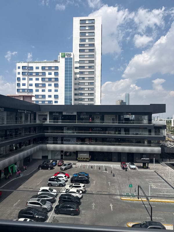 Modern commercial district documented in San Bernardino Tlaxcalancingo