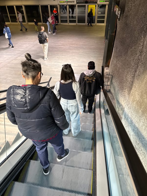 Morning commute and urban life in L'Hospitalet de Llobregat