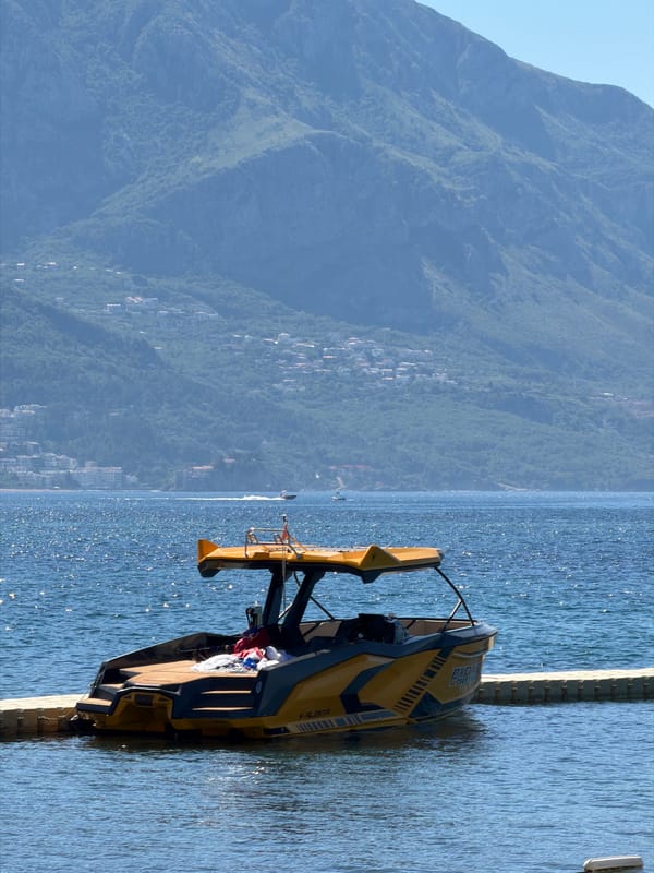 Morning life captured across coastal Budva, Montenegro