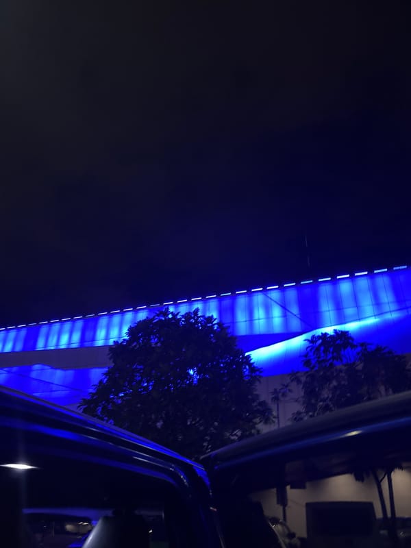 Evening mall run at SM Lanang Premier, Davao City