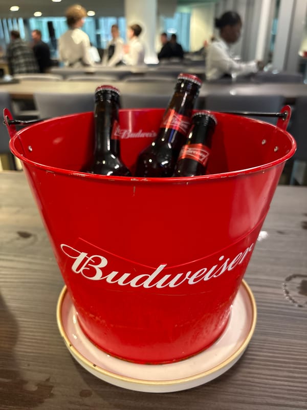 Beer bucket spotted at London venue