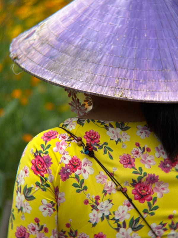 Inside a traditional art and garden space in Nha Trang
