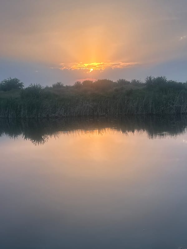 Sunrise captured over Shtarkovo Bulgaria countryside landscape