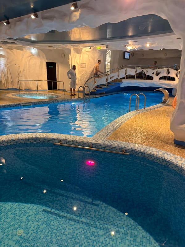 Spa day documented at ice-themed wellness center in Moldova
